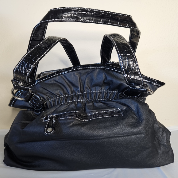 Multicolor Patchwork Shoulder Bag NEW - Picture 3 of 4